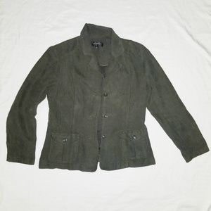 Women's olive green blazer Sz 12